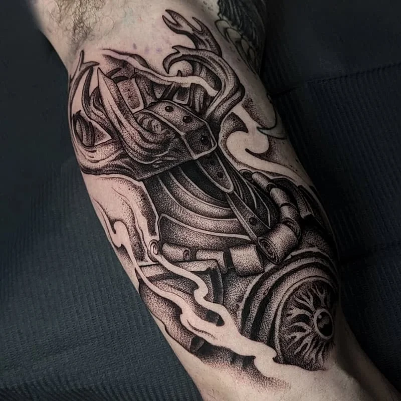 Joel Thongbai tattoo work