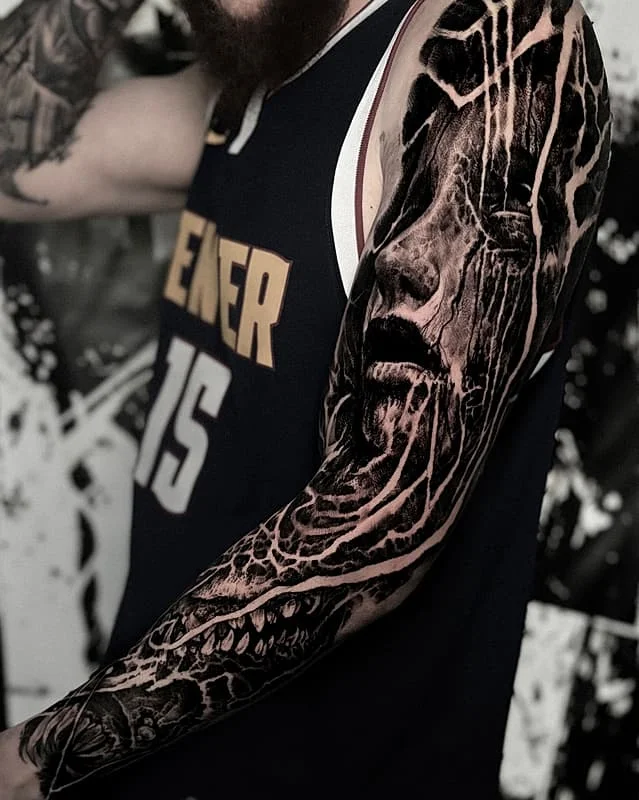 Necromodernism tattoo work